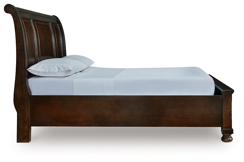 Porter Queen Sleigh Storage Bed