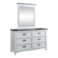 Allyson Park - Twin Panel Bed, Dresser & Mirror