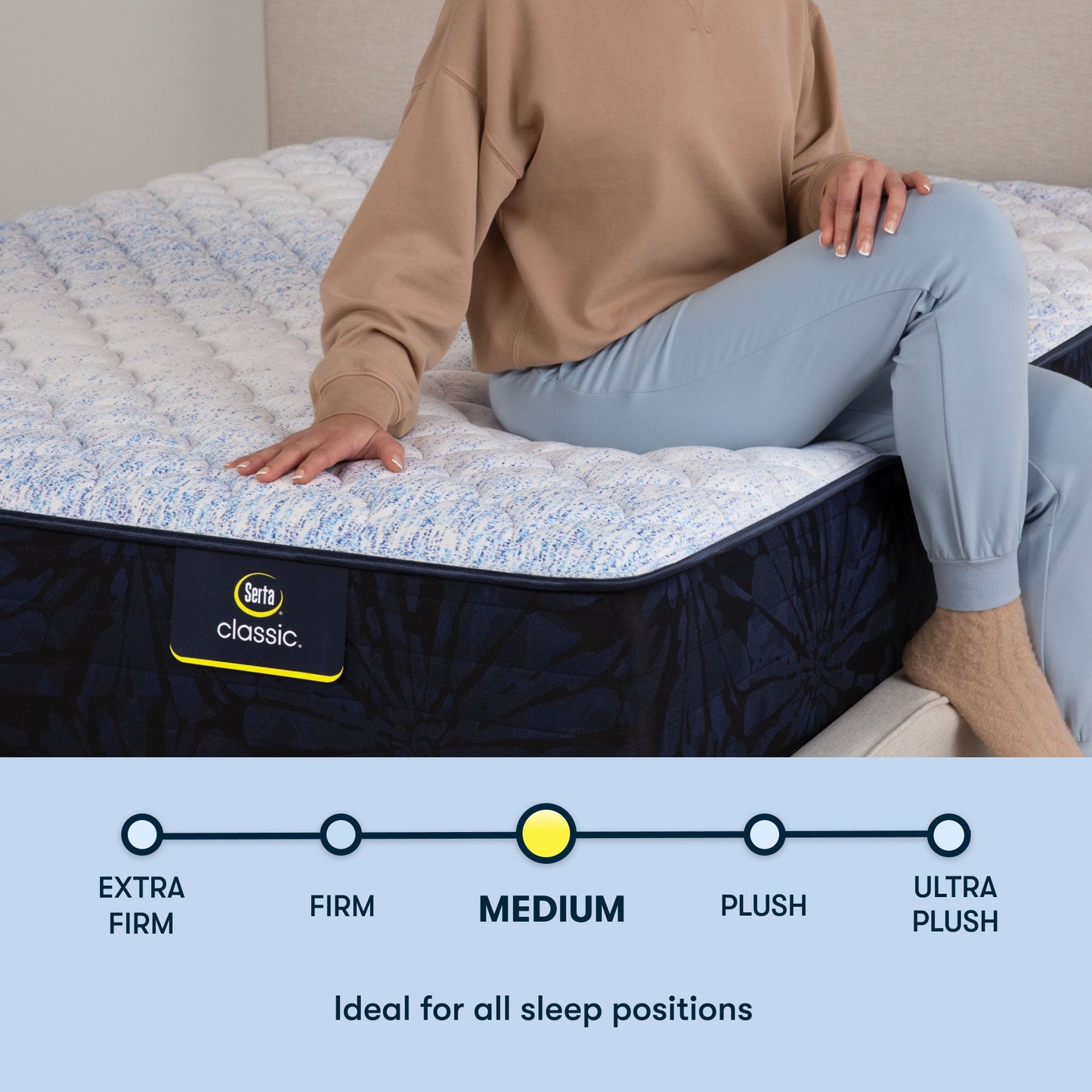 Serta Classic Mattress Queen / Standard / Medium