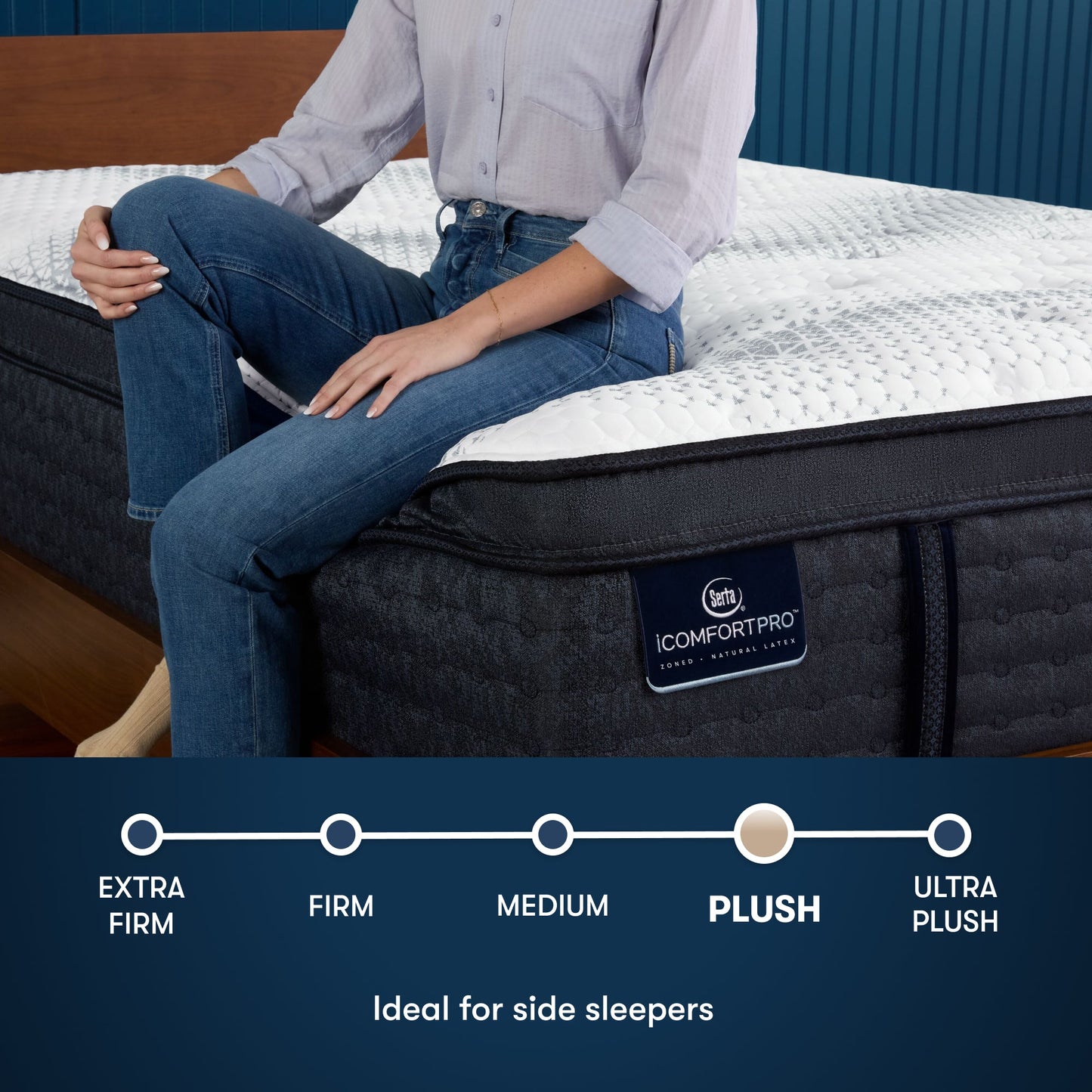 Serta iComfortPro Mattress Queen / Level 2 / Plush Pillow Top