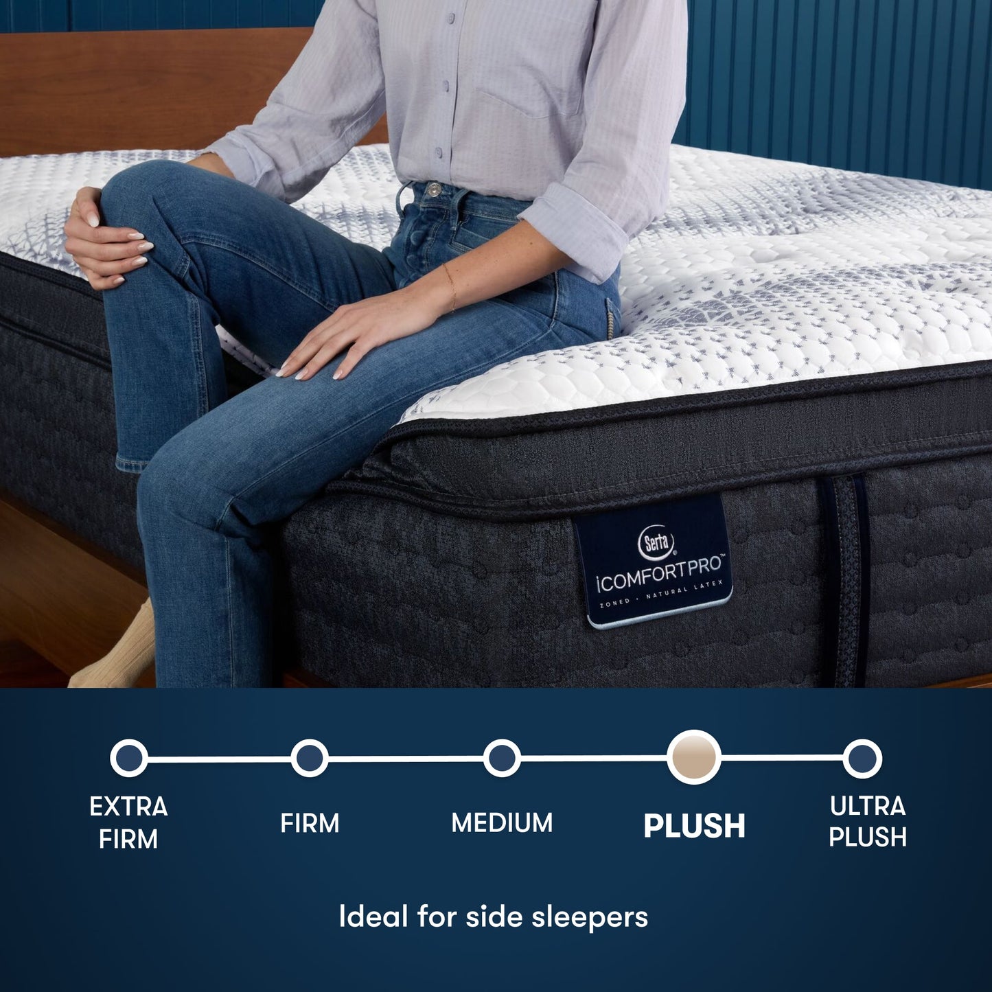 Serta iComfortPro Mattress Queen / Level 3 / Plush Pillow Top