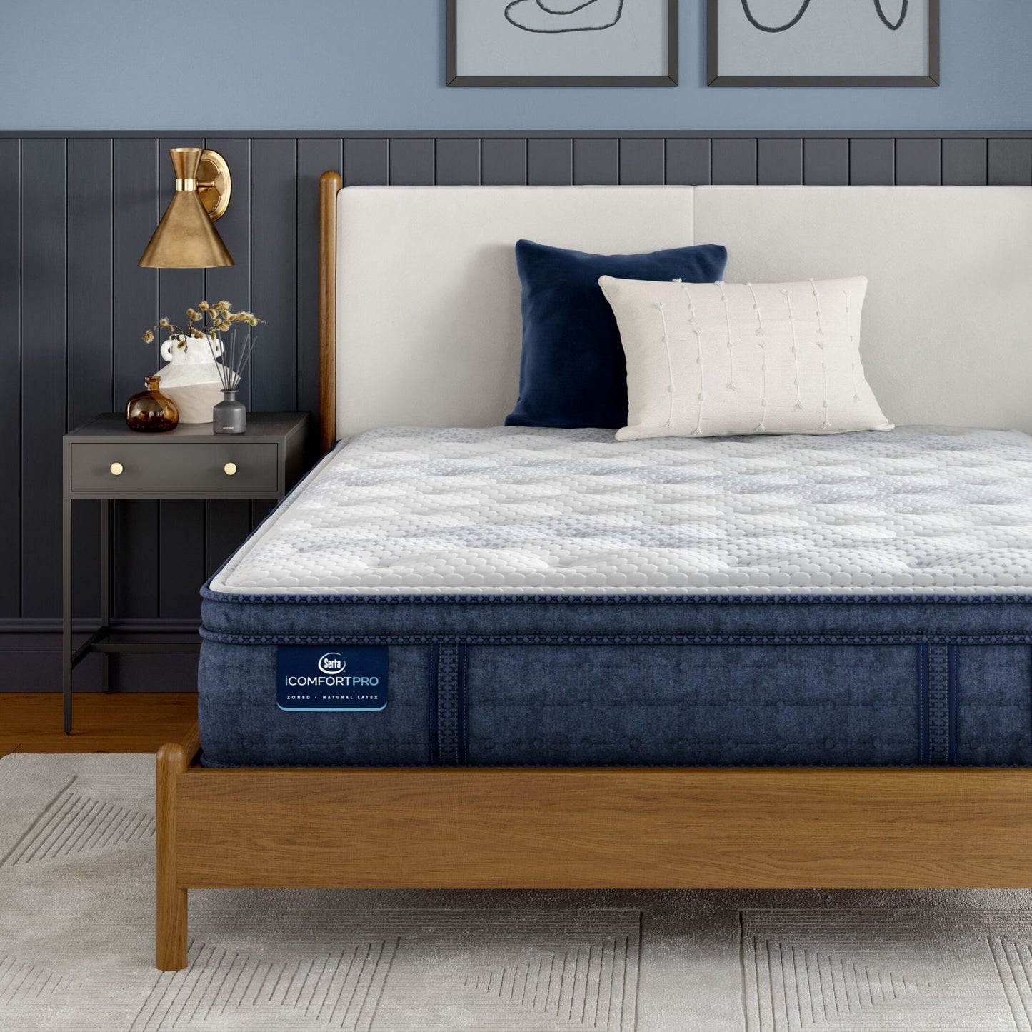 Serta iComfortPro Mattress Cal King / Level 2 / Plush Pillow Top