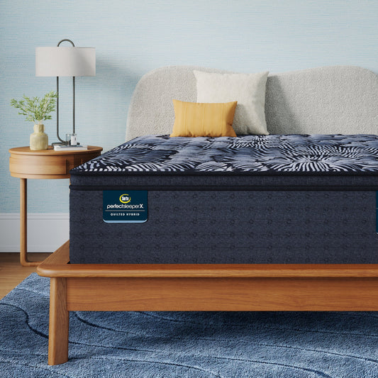 Serta Perfect Sleeper X Quilted Hybrid Mattress Queen / Level 1 / Medium Pillow Top