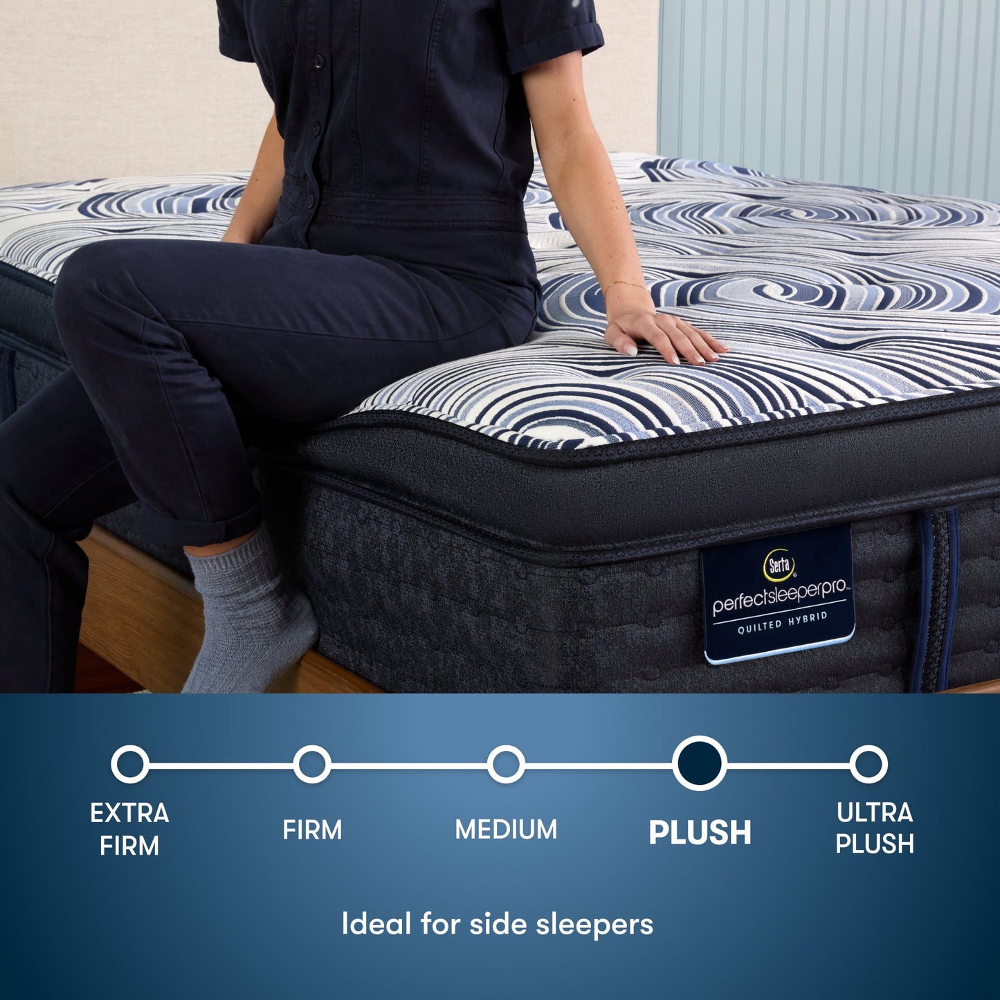 Serta Perfect Sleeper Pro Mattress Queen / Level 2 / Plush Pillow Top