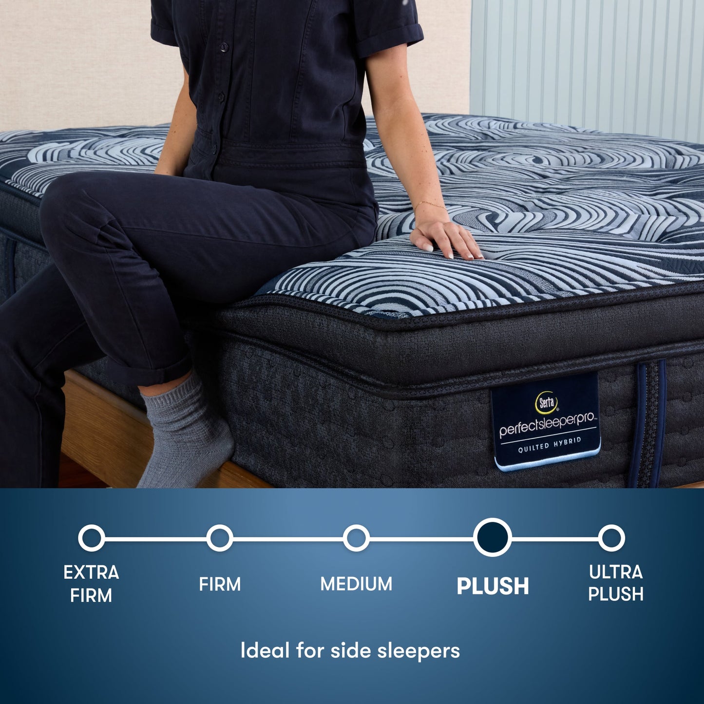 Serta Perfect Sleeper Pro Mattress Queen / Level 3 / Plush Pillow Top