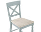 Darcy Solid Wood 24" Counter Stool, Mint Green and Natural Finish