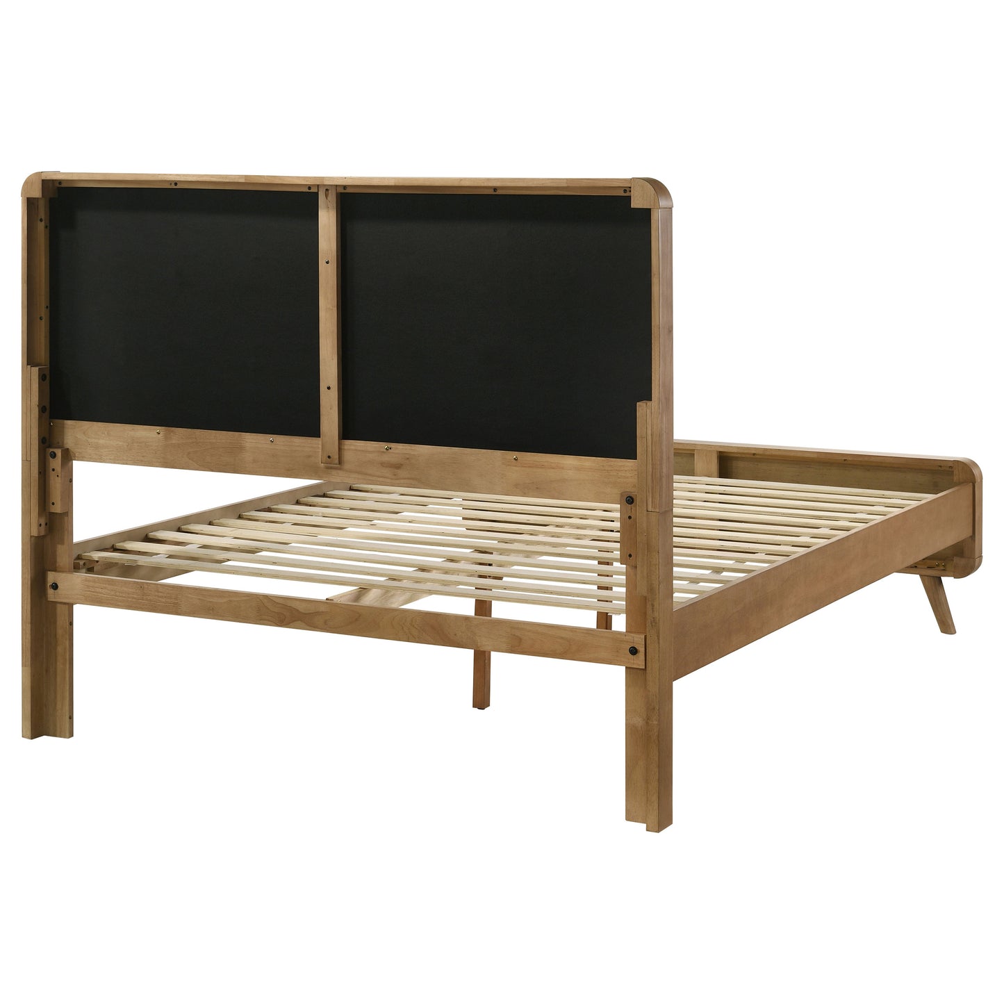 Robyn Wood Queen Platform Bed Light Ash