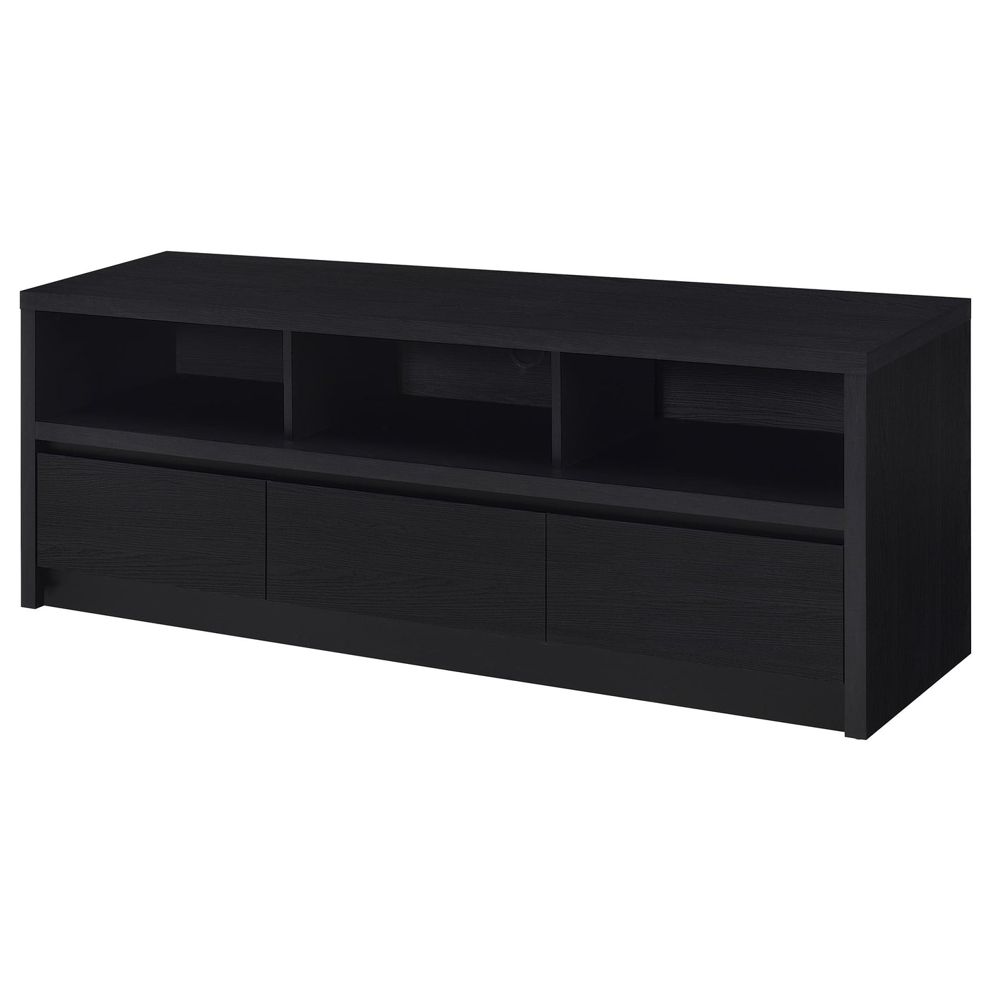 Rutland 59-inch 3-drawer TV Stand Media Console Black