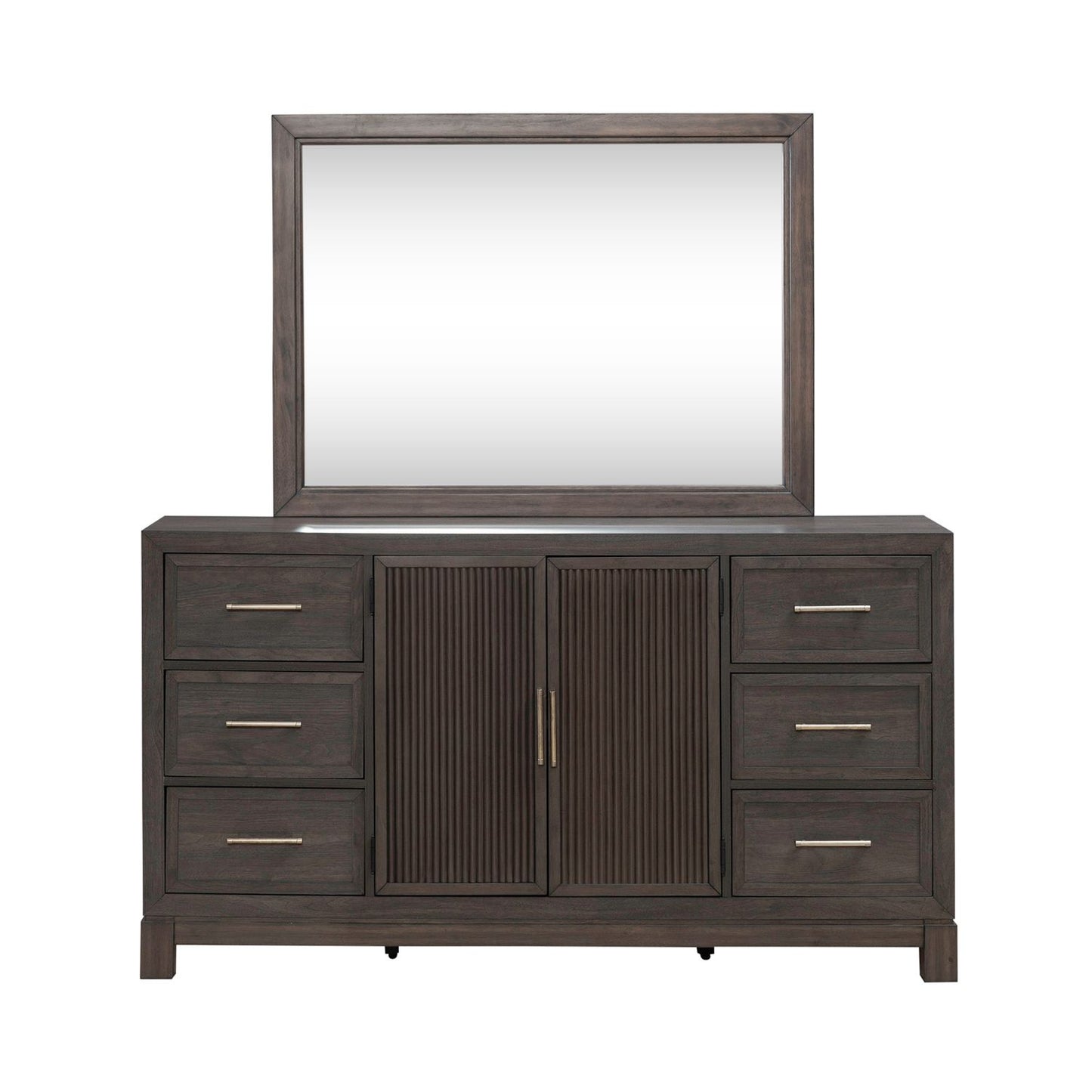 Modern Edge - Dresser & Mirror