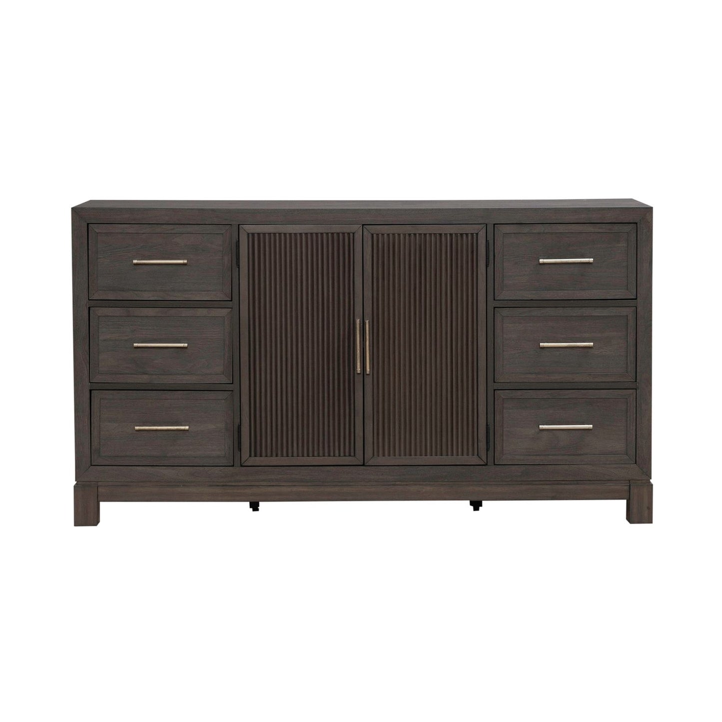 Modern Edge - 2 Door 6 Drawer Dresser