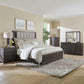 Modern Edge - Queen Uph Bed, Dresser & Mirror, Chest, Night Stand