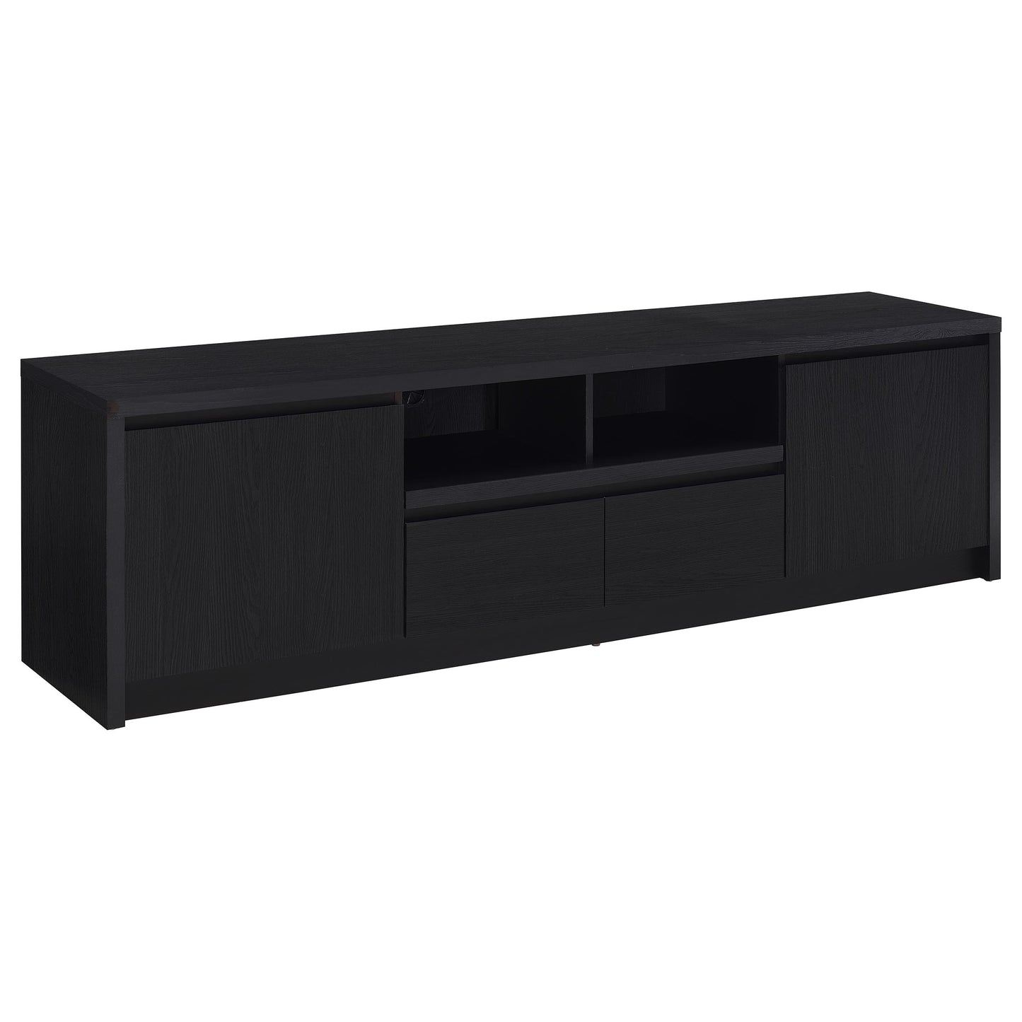 Winfield 3-piece Entertainment Center 78-inch TV Stand Black