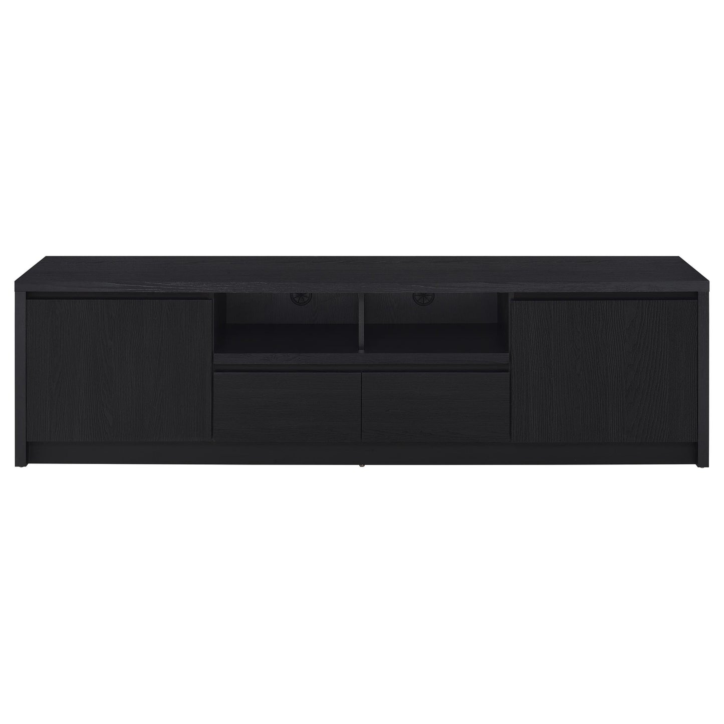 Winfield 3-piece Entertainment Center 78-inch TV Stand Black