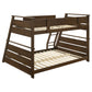 Holden Wood Veneer Twin Over Full Bunk Bed Walnut