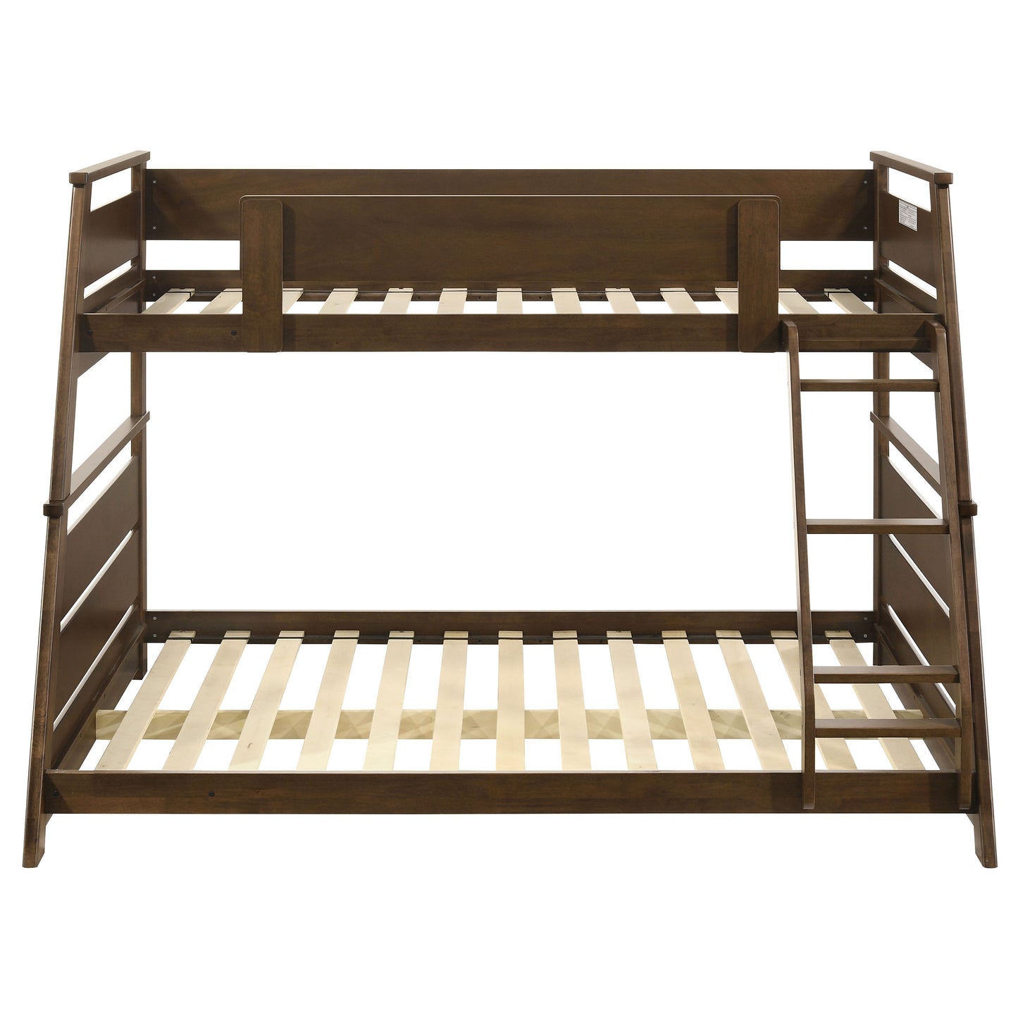 Holden Wood Veneer Twin Over Full Bunk Bed Walnut