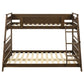 Holden Wood Veneer Twin Over Full Bunk Bed Walnut