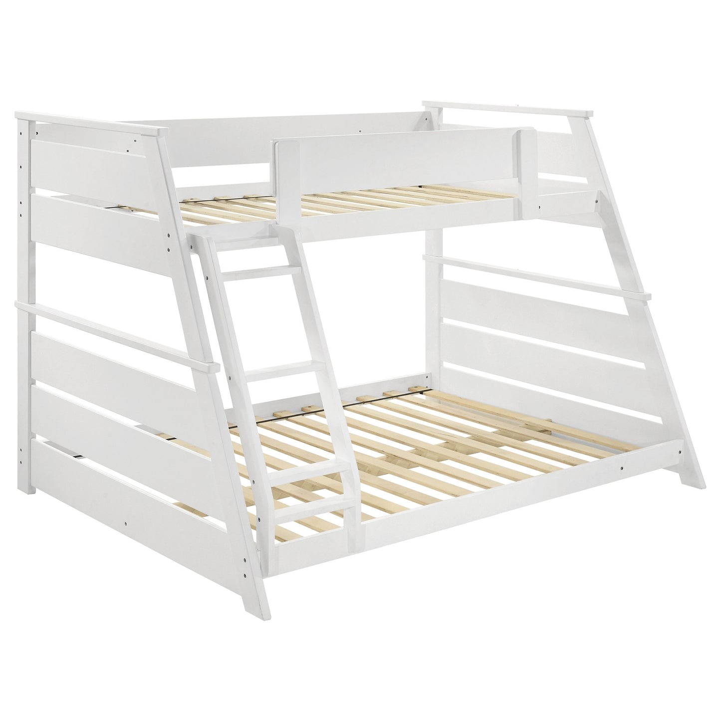 Holden Wood Veneer Twin Over Full Bunk Bed White