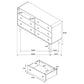 Robyn 4-piece Queen Bedroom Set Light Ash