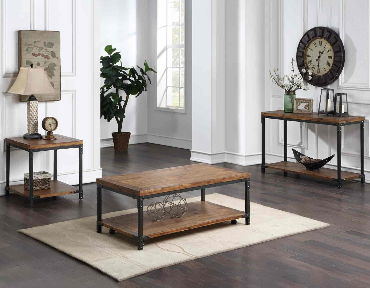 Lantana 3-Piece Set(Cocktail & 2 End Tables)