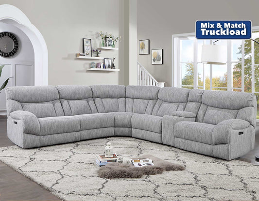 Park City 6-Piece Dual-Power Sectional