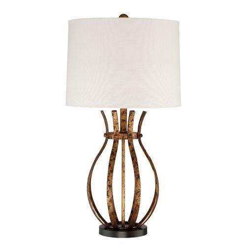 Strapped Metal Table Lamp