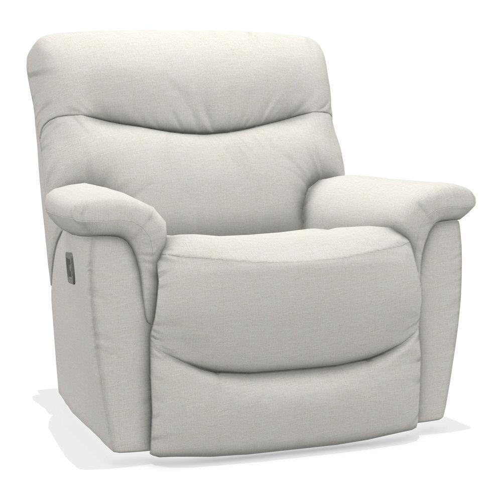 James Power Rocking Recliner w/ Headrest and Lumbar