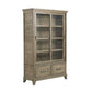 Plank Road Darby Display Cabinet with Deck and Base