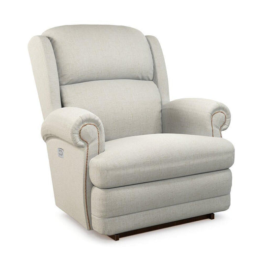 Kirkwood Power Rocking Recliner w/ Brass Nail Head Trim