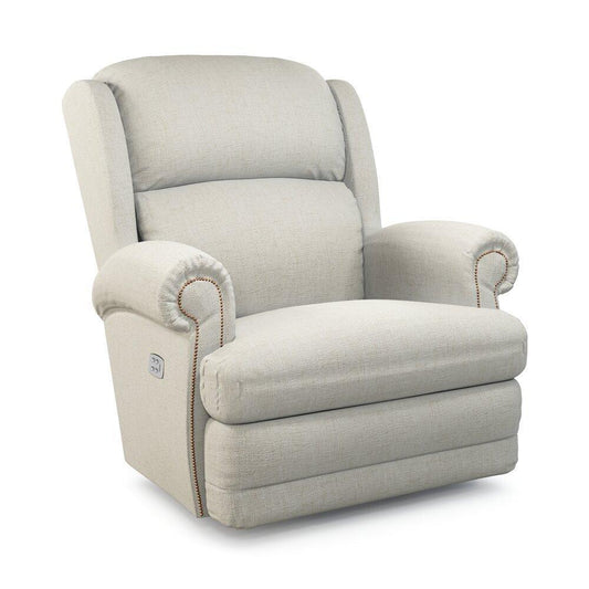 Kirkwood Power Wall Recliner w/ Brass Nail Head Trim