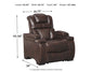 Warnerton PWR Recliner/ADJ Headrest