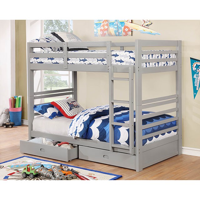 California-Twin/Twin Bunk Bed