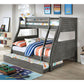 Hoople-Twin/Full Bunk Bed