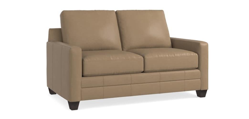 Carolina Leather Thin Track Arm Loveseat