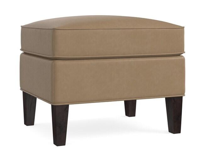 Kent Leather Ottoman