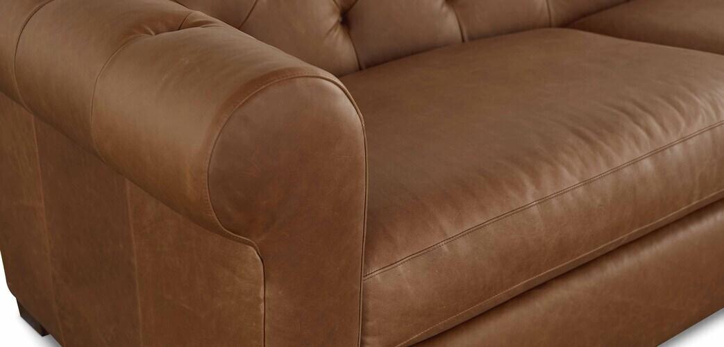 Jamestown Leather Loveseat