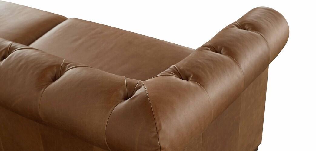 Jamestown Leather Loveseat