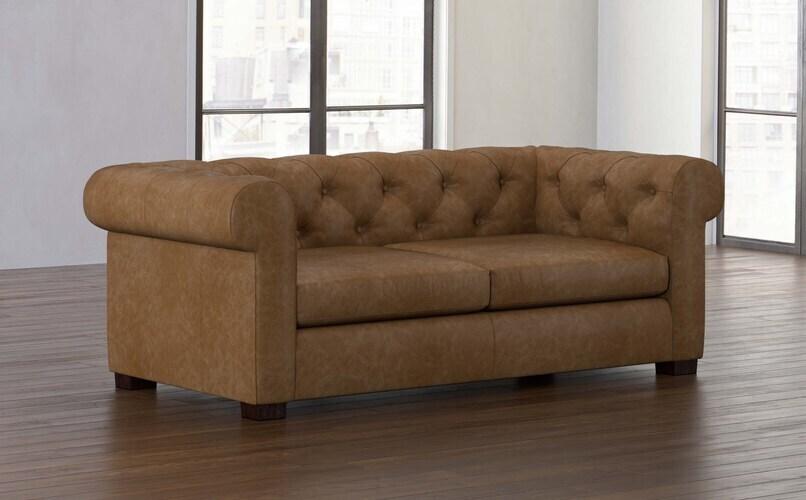 Jamestown Leather Loveseat