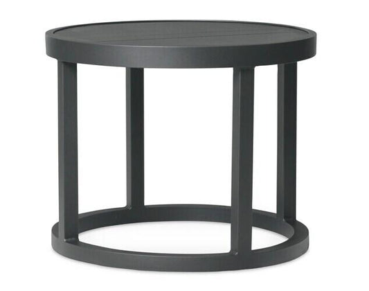 Bonavista Round Metal Slat End Table