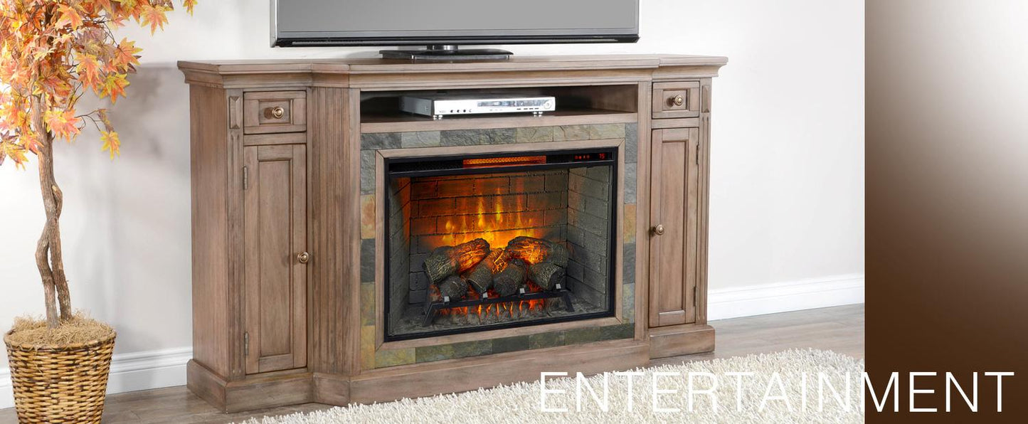 TV Console w/ Fireplace Option