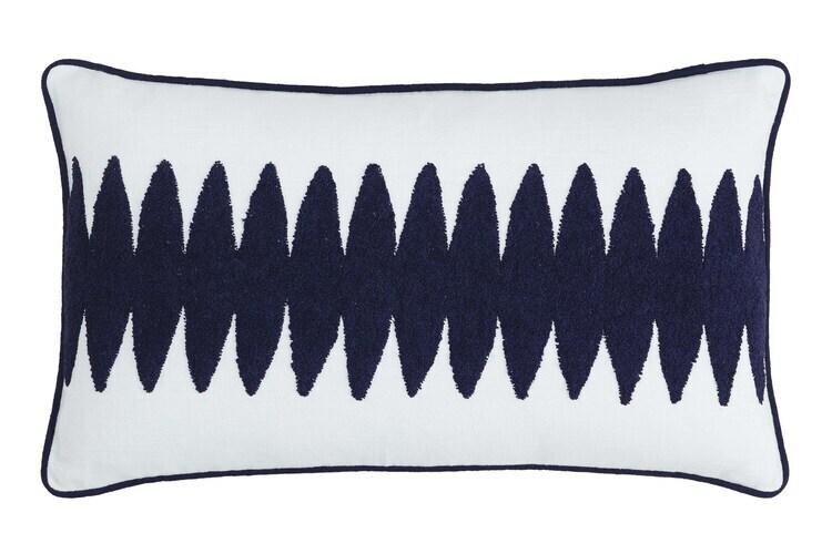 Adrian Navy Pillow Cover + Insert