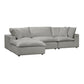 Cali Slate Tweed Modular 4 Piece Sectional