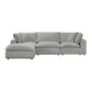 Cali Slate Tweed Modular 4 Piece Sectional