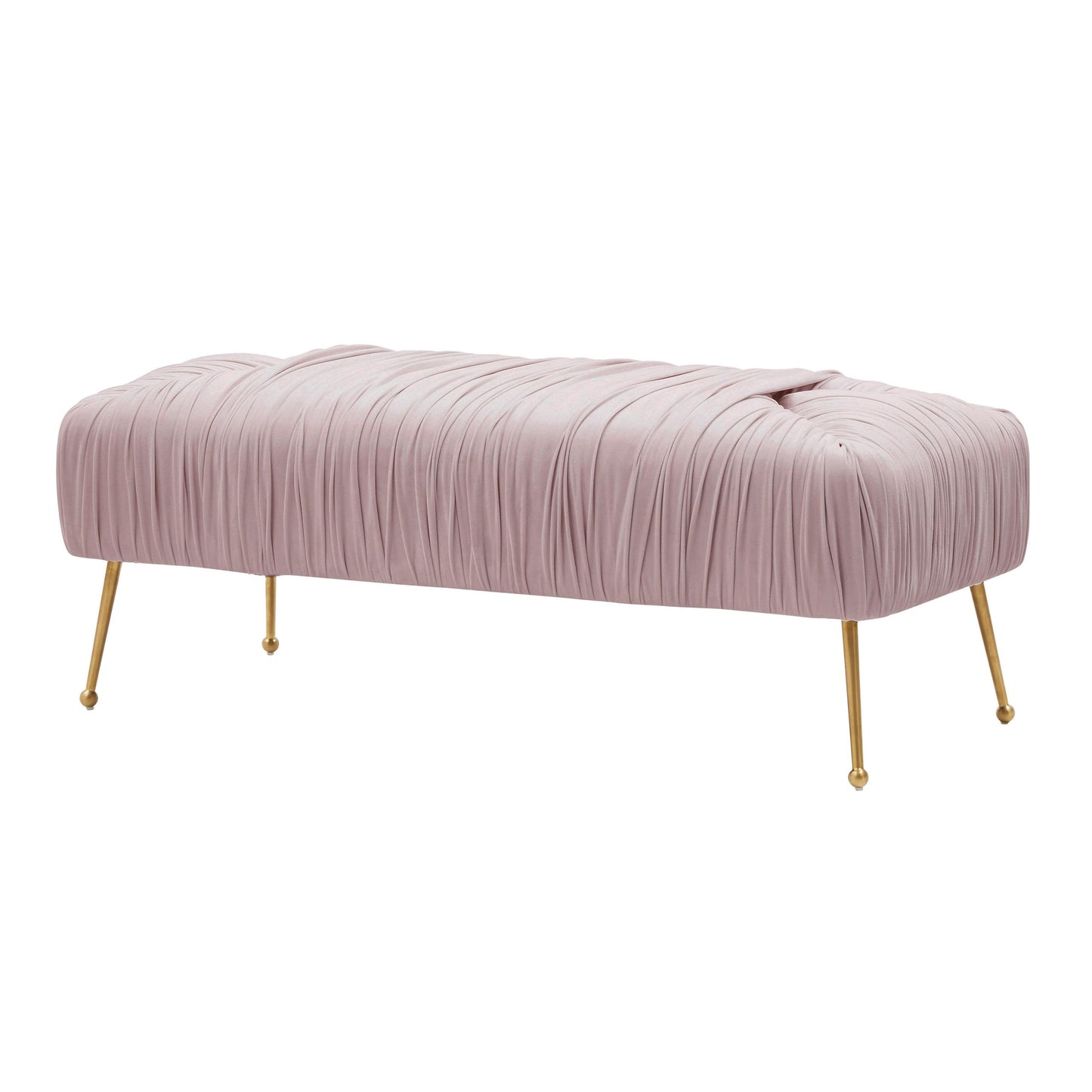 Jessica Mauve Velvet Bench by Inspire Me! Home Decor