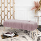 Jessica Mauve Velvet Bench by Inspire Me! Home Decor