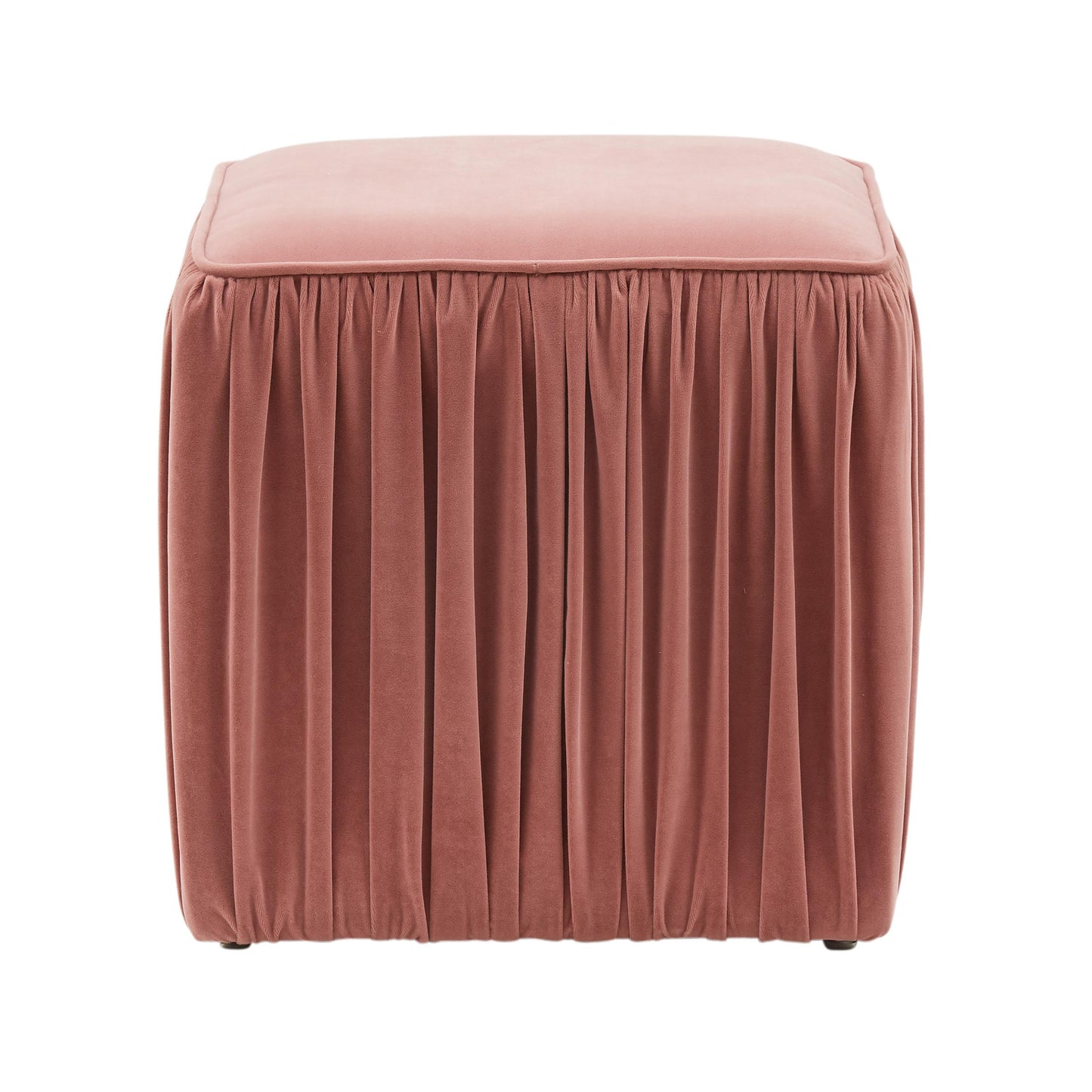 Morgan Mauve Pleated Ottoman