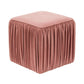 Morgan Mauve Pleated Ottoman