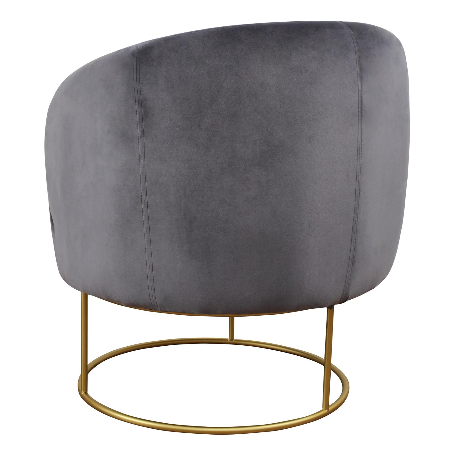 Bella Grey Velvet Chair