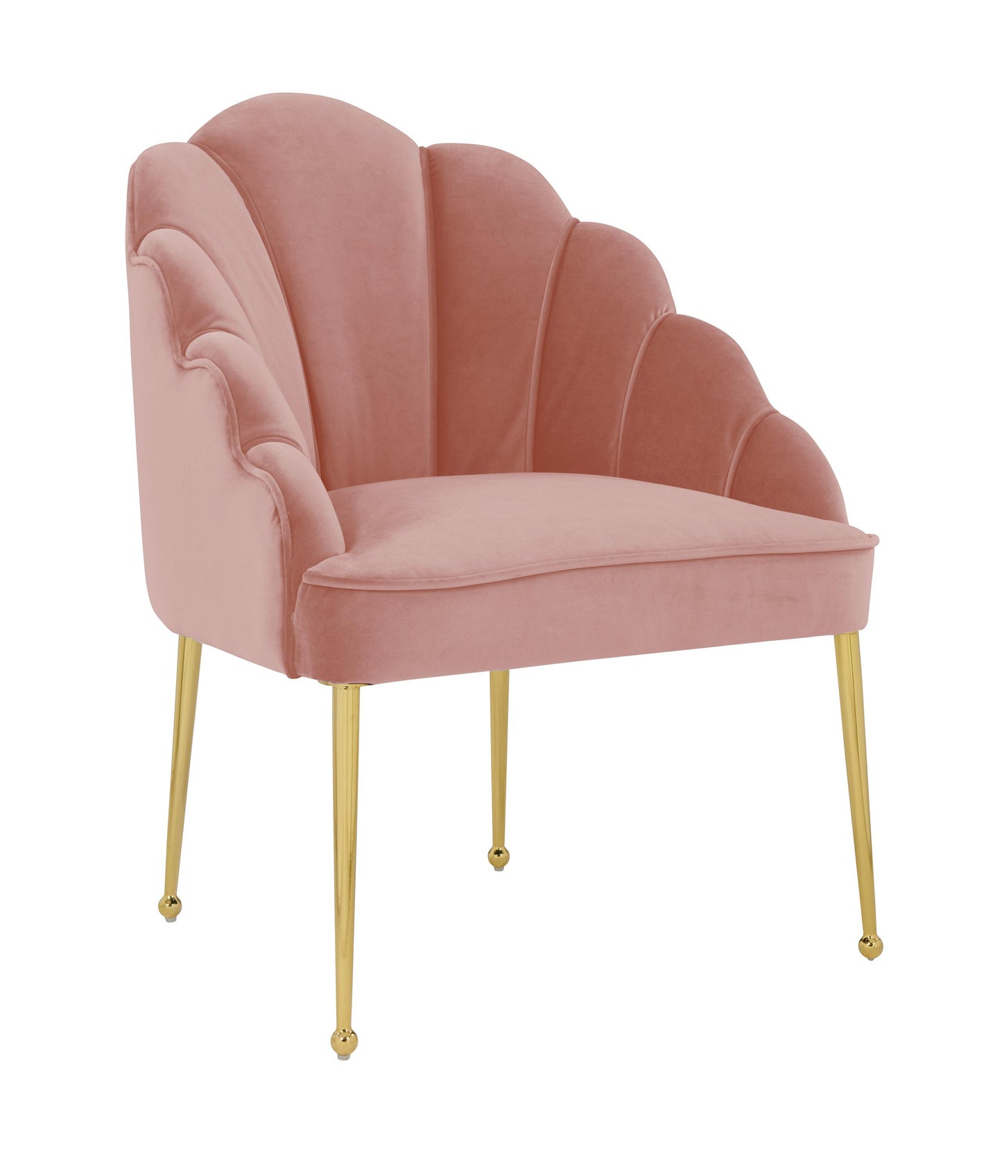 Daisy Petite Blush Velvet Chair