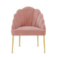 Daisy Petite Blush Velvet Chair