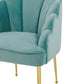 Daisy Petite Sea Blue Velvet Chair